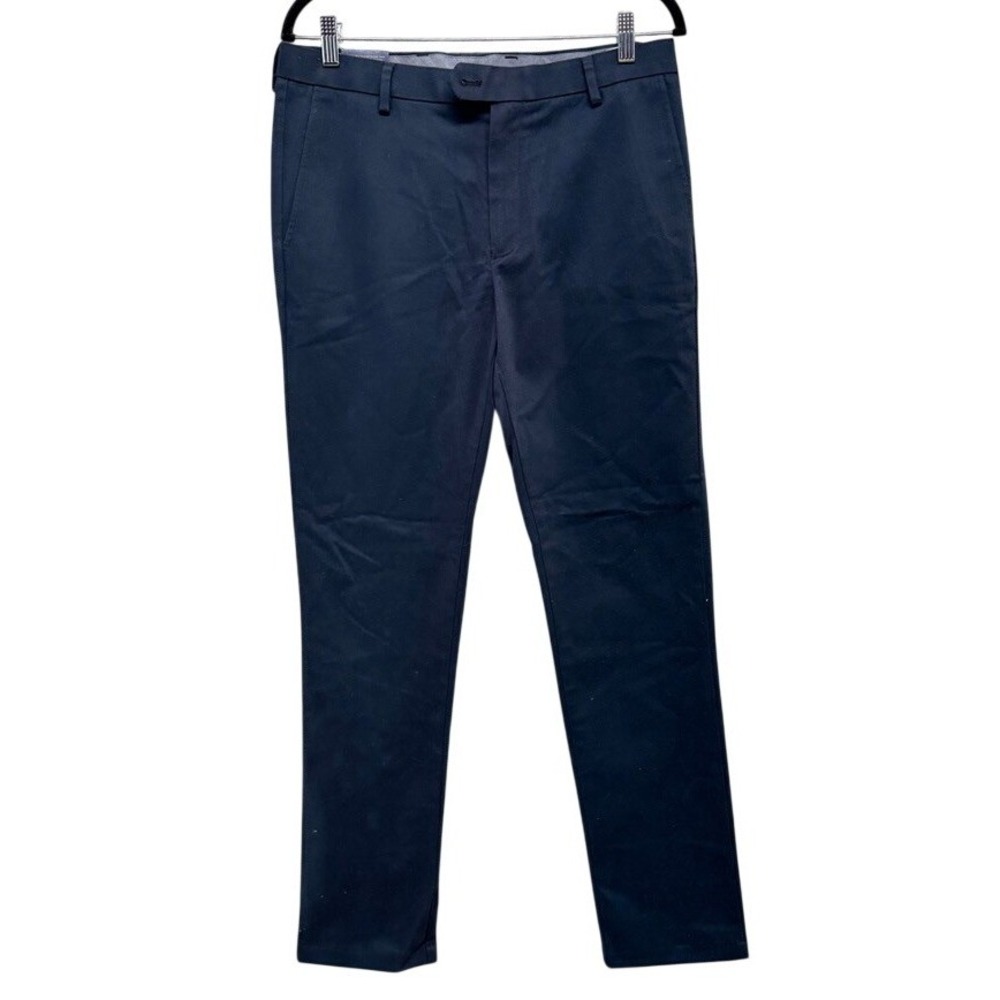 NWT Charles Tyrwhitt Extra Slim Fit Non-Iron Navy Chinos 32W 34L TRCO272NAV